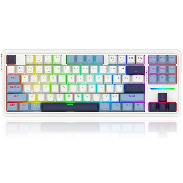 Redragon K728 Antonium Pro Wireless (Polar Blue) Prix Maroc