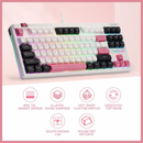 Redragon K729 OTIM Pro Wireless Mechanical Keyboard (White/Black/Pink) Casablanca