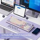 Redragon K768 Tri-mode Wireless Gasket RGB Gaming Keyboard (Lilac Land) Casa