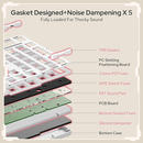 Redragon K768 Tri-mode Wireless Gasket RGB Gaming Keyboard (Retro Cocoa) Maroc