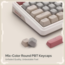 Redragon K768 Tri-mode Wireless Gasket RGB Gaming Keyboard (Retro Cocoa) Casablanca