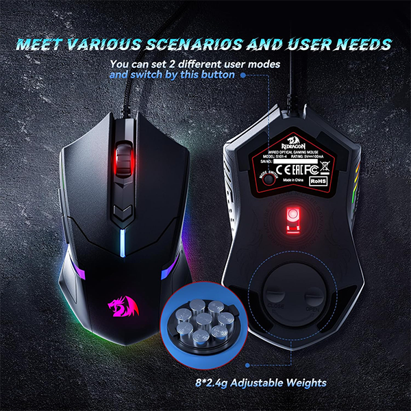 Redragon S101-5 Combo 2in1 Maroc