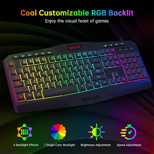 Redragon S101-BA-3 Combo 4in1 Casablanca