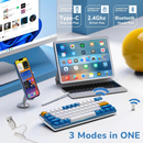 Royal Kludge RK61Plus Klein Blue Brown Switch (US Qwerty) Casa