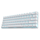 Royal Kludge RK61 White Blue Switch (US Qwerty) Casablanca