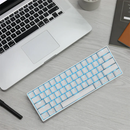 Royal Kludge RK61 White Blue Switch (US Qwerty) Maroc