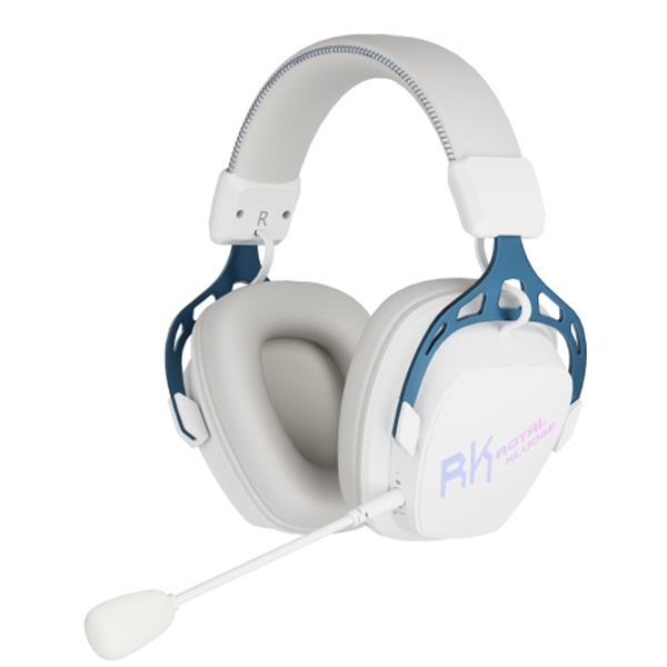 Royal Kludge RK HG103 (Cyborg White) | Casque Gamer Maroc - Techspace.ma