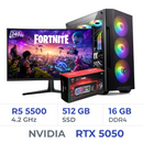 Setup Complet Techspace Ryzen 7 5700X/512 GB SSD/16GB/RTX 5050 8G