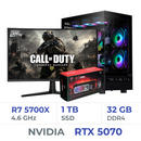 Setup Complet Techspace Ryzen 7 5700X/1 TB SSD/32GB/RTX 5070