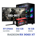 Setup Complet Techspace Ryzen 7 5700X/512 GB SSD/16GB/RX 9060 XT 16GB