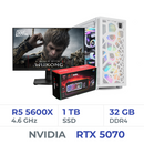 Setup Complet Techspace Ryzen 5 5600X/1 TB SSD/32GB/RTX 5070