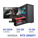 Setup Complet Techspace Ryzen 5 5600/512 GB SSD/16GB/RTX 5060Ti 8G