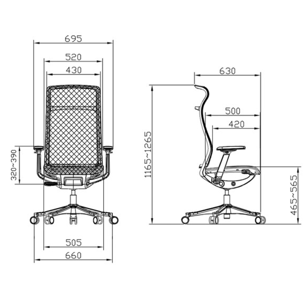 Chaise ergonomique Casablanca
