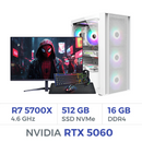 Setup Complet Techspace Ryzen 7 5700X/512 GB SSD/16GB/RTX 5060 8G