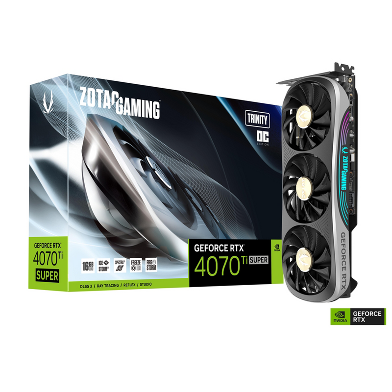 Zotac GeForce RTX 4070 Ti SUPER Trinity OC 16GB GDDR6X Prix Maroc