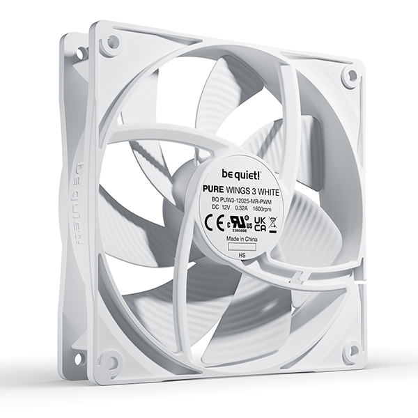 be quiet! Pure Wings 3 120mm PWM (White) maroc prix