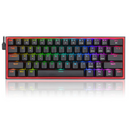 Redragon K617 Fizz 60% RGB Red Switches (Black) Prix Maroc