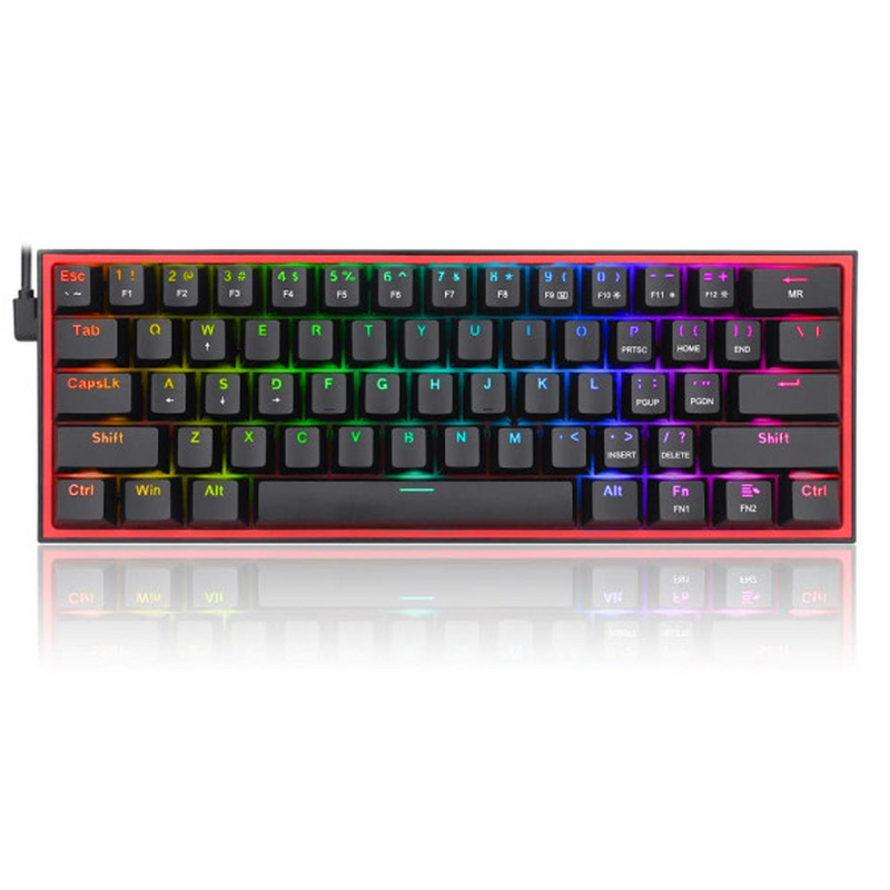 Redragon K617 Fizz 60% RGB Red Switches (Black) Prix Maroc