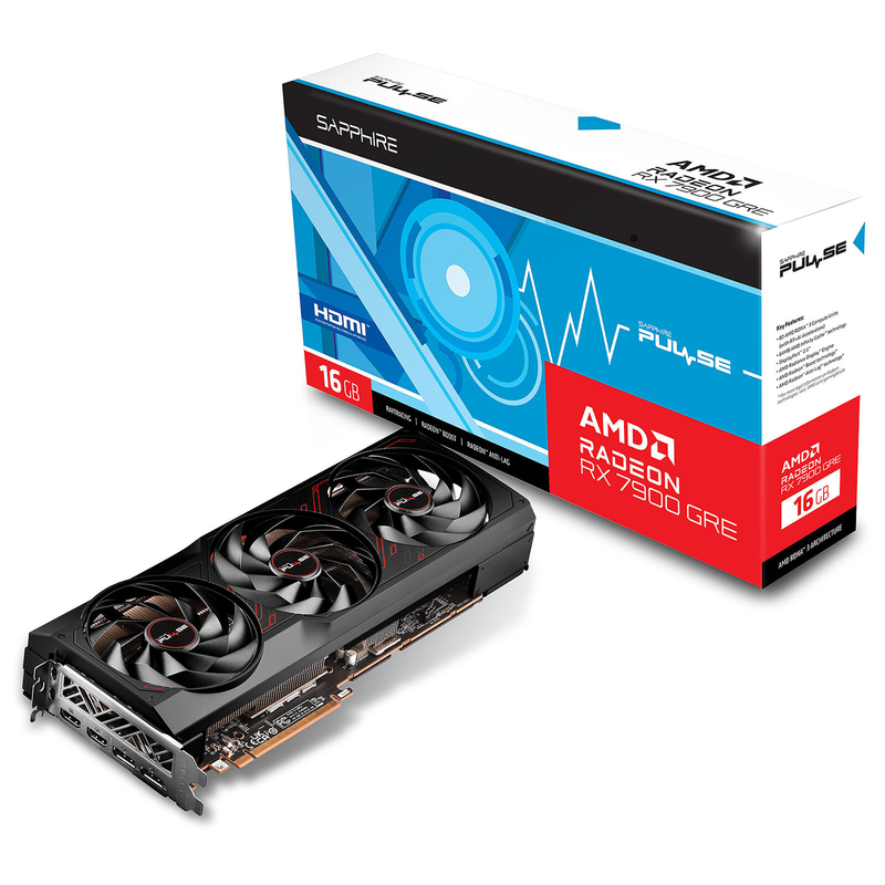 Sapphire Pulse AMD Radeon RX 7900 GRE 16GB GDDR6 Prix Maroc