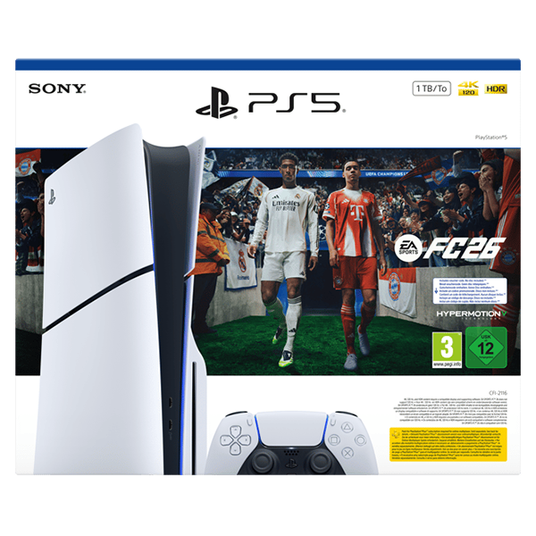 Sony PS5 Playstation 5 Slim 1TB SSD + EA SPORTS FC26 Prix Maroc