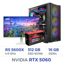 Setup Complet Techspace Ryzen 5 5600X/512 GB SSD/16GB/RTX 5060 8G