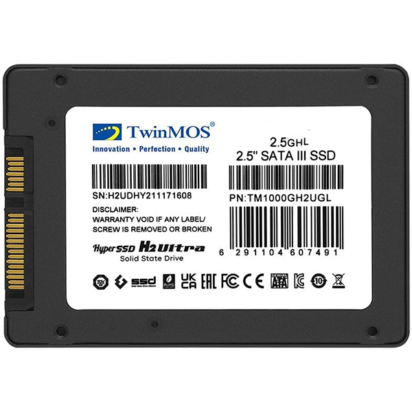 TwinMOS SSD Interne SATA 2.5 512GB Maroc