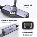 Ugreen Adaptateur Aliminium USB 3.0 to RJ45 (50922) Casablanca