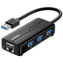 Ugreen HUB USB 3.0 to 3 x USB 2.0 + RJ45 Port (20265) Maroc