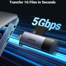 Ugreen Lecteur carte mémoire SD/TF USB-C & USB3.0 (50706) Maroc