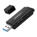 Ugreen Lecteur carte mémoire SD/TF USB 3.0 (2en1) Noir (40752) Maroc