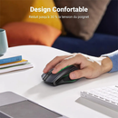 Ugreen Souris sans fil Design Egr 2,4 GHZ/15M Noir (90545) Casa