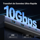 Ugreen Station d'accueil USB-C 8 en 1 (HDMI*2 + DP)(35625) Casa