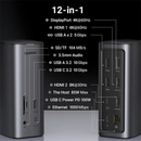 Ugreen Station d accueil USB-C MF 12 en 1 (90325) Casa