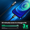 Ugreen USB-C to Lightning 1m Noir (60751) Casa