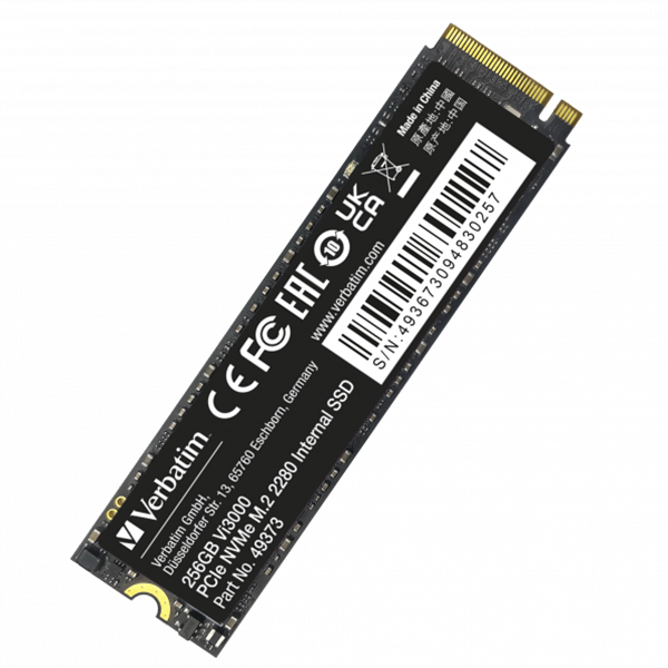 VERBATIM Vi3000 M.2 PCle GEN3X4 256GB Casablanca