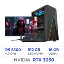 Setup Complet Techspace Ryzen 5 5500/512 GB SSD/16GB/RTX 3050 8GB