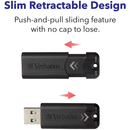 Verbatim Clé USB PinStripe 3.0 de 128GB Noire Marrakech