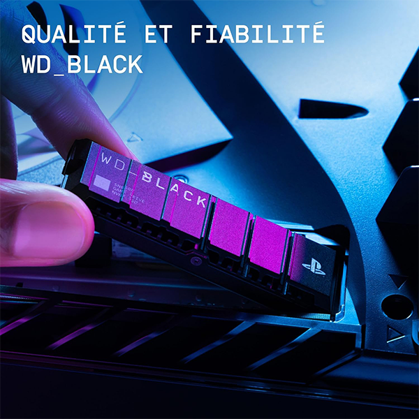 Western Digital SSD WD Black SN850P 1TB - Avec dissipateur thermique (Sans emballage) Maroc
