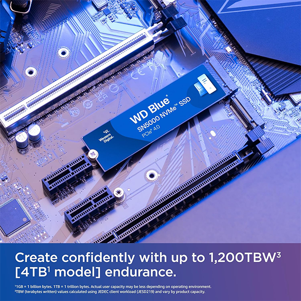 Western Digital SSD WD Blue SN5000 4TB (Sans emballage) Casa