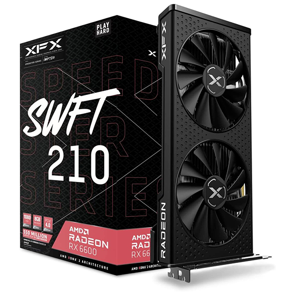 XFX AMD Radeon RX 6600 Speedster SWFT 210 8GB GDDR6 Prix Maroc