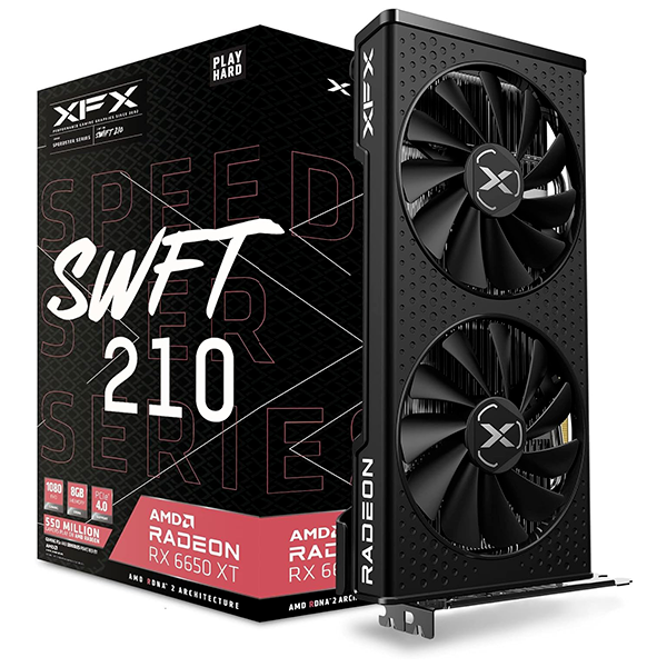 XFX AMD Radeon RX 6650 XT  Speedster SWFT 210 8GB GDDR6 Prix Maroc