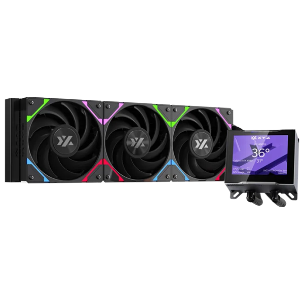 XYZ HYDROVIEW 360 AIO RGB Noir | Refroidissement Maroc - Techspace.ma
