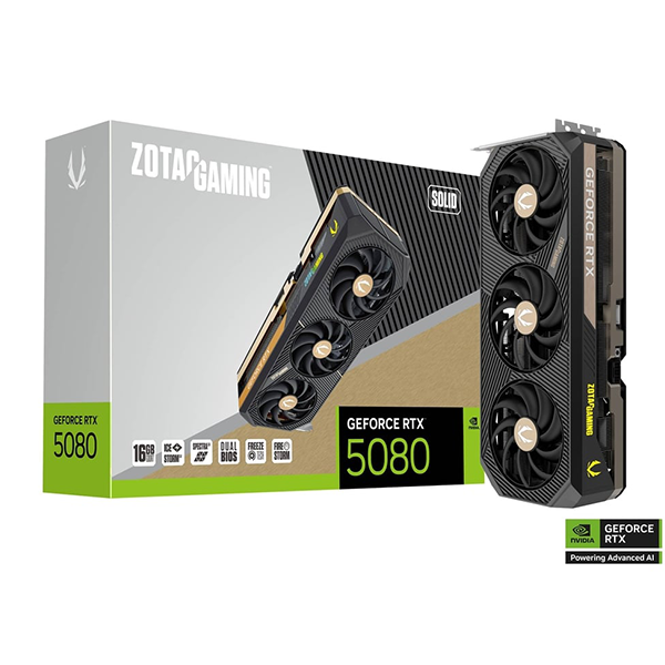 ZOTAC GAMING GeForce RTX 5080 SOLIDE 16GB GDDR7 Prix Maroc