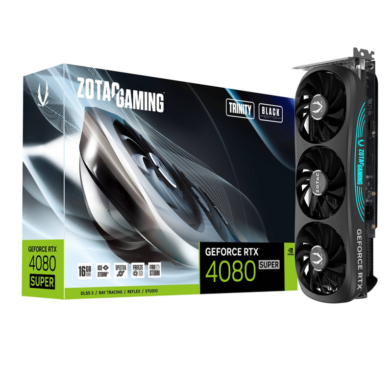  ZOTAC GeForce RTX 4080 Super Trinity Black Edition 16GB GDDR6X Prix Maroc