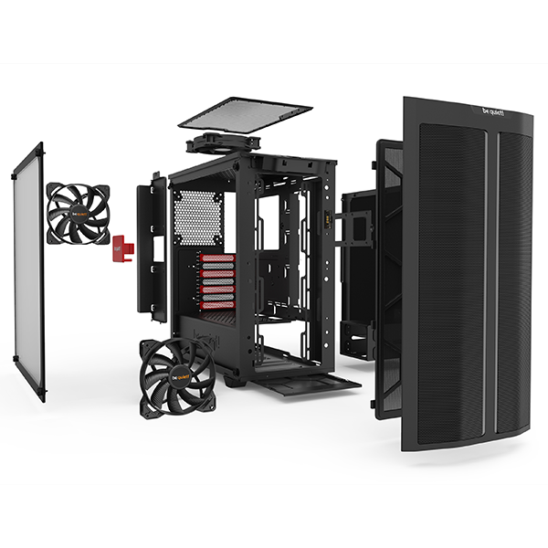 be quiet! Pure Base 500DX (Rouge/Noir) Casa