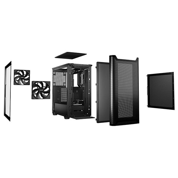 be quiet! Pure Base 501 Airflow Window (Black) Marrakech