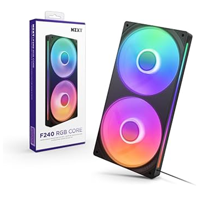 NZXT F240 RGB Core (Black) Maroc