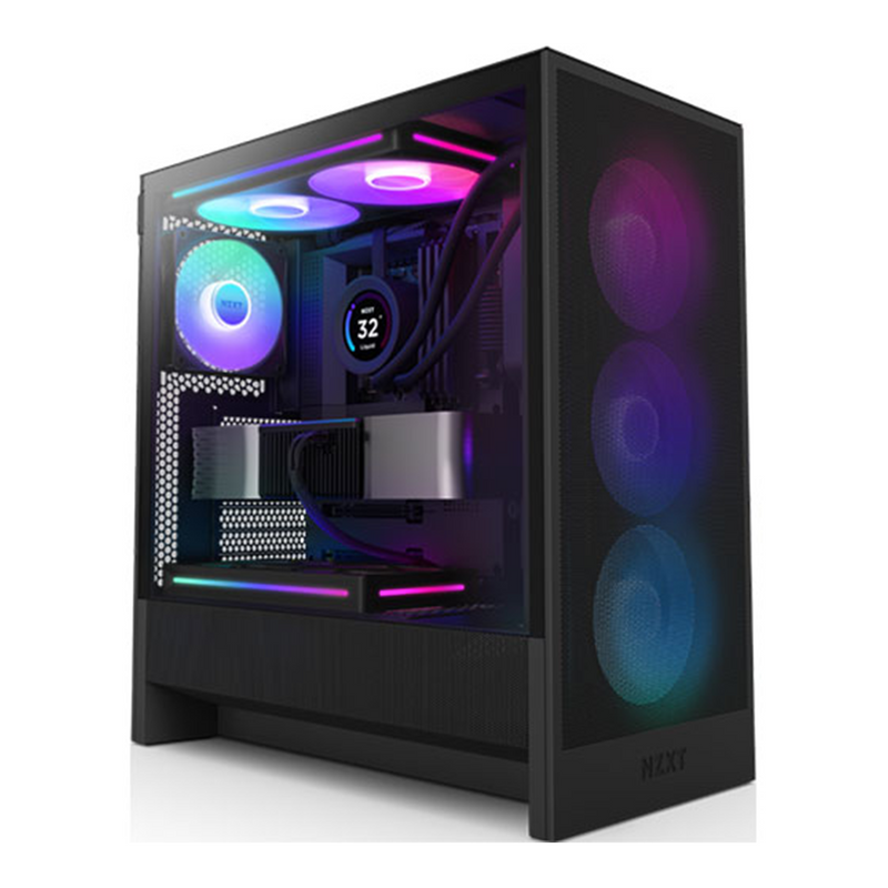 NZXT H5 Flow RGB Black (2024) prix maroc