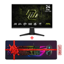 MSI MAG 245F X24 24" Rapid IPS 240Hz + Energy Sistem ESG K2 + Energy Sistem ESG M2 + ROG Mousepad RG5 (XL)