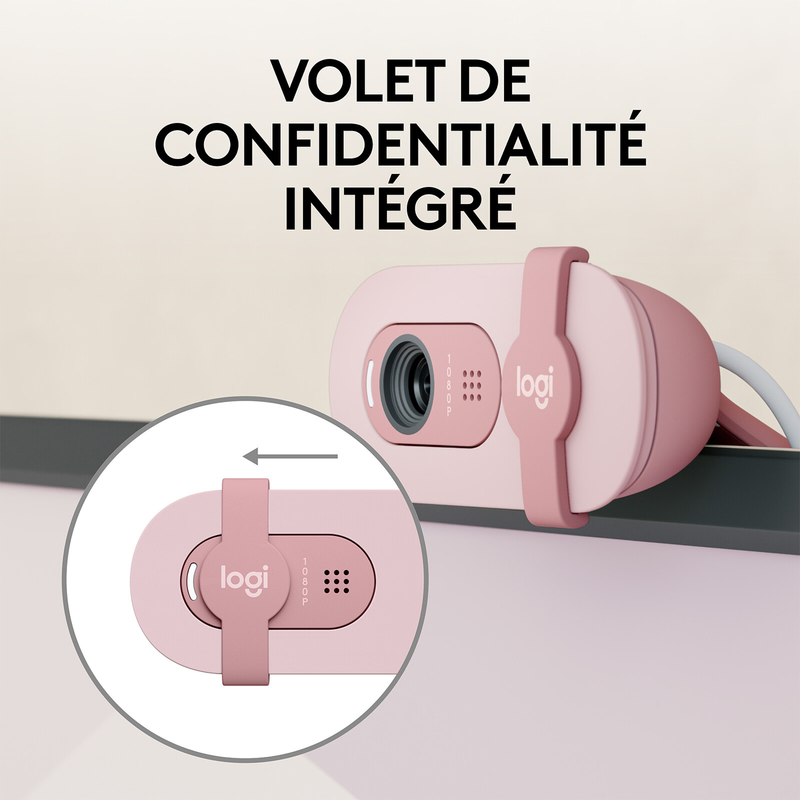 Logitech BRIO 100 (Rose) maroc 